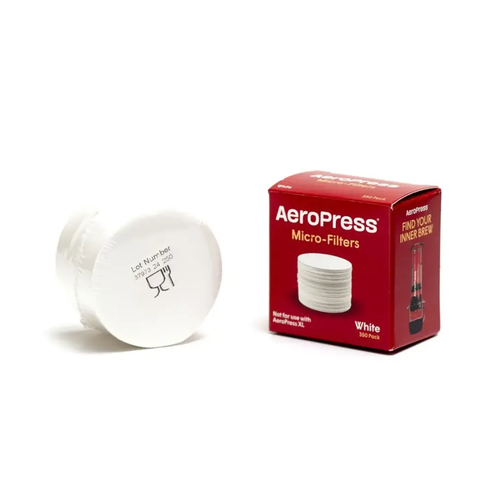 Micro Filtro Aeropress blanco 350 unidades